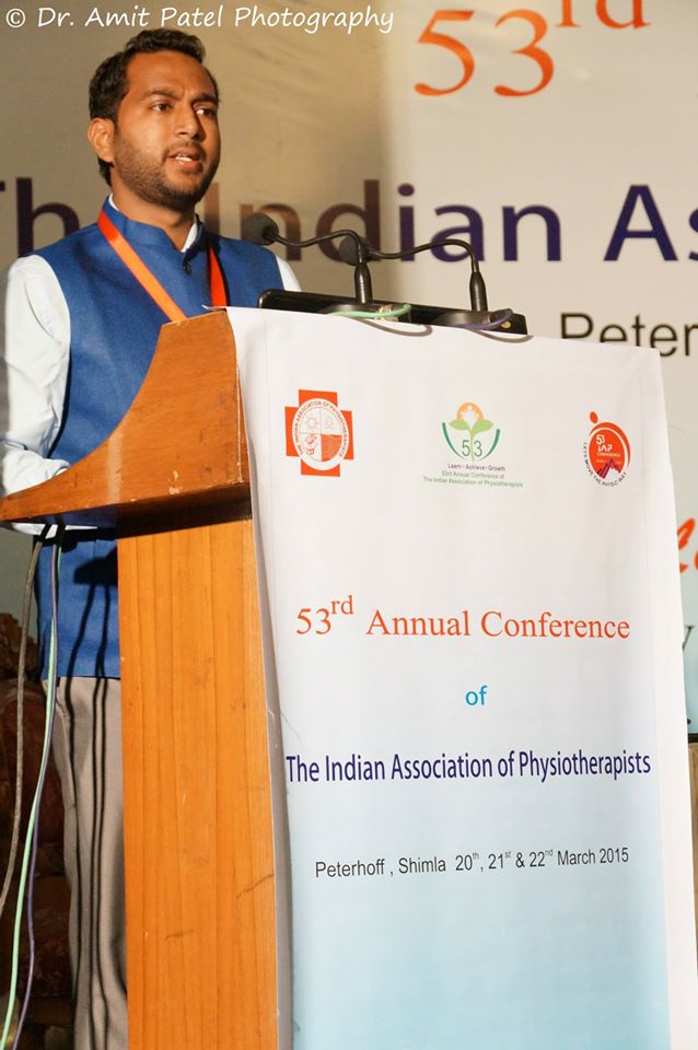 Dr. Ketan Bhatikar (IAP General Secretary) at 53rd IAP Conference